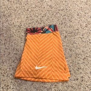 Exercise spandex shorts